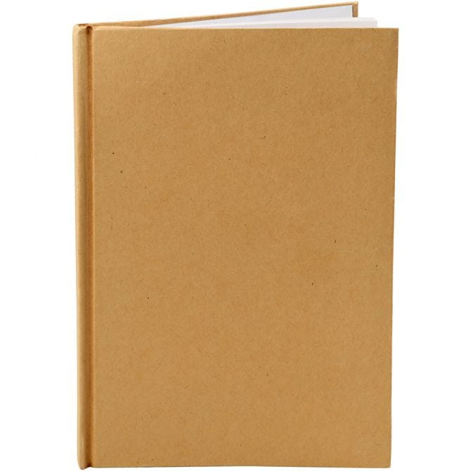CC Notitieboek Blanco A5 Kraft