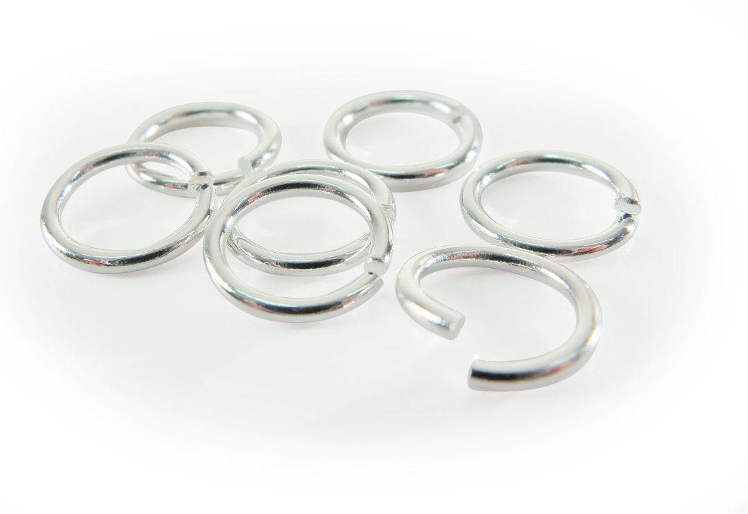 GC Metalen Ringen Rond 7 mm Zilver 20 stuks