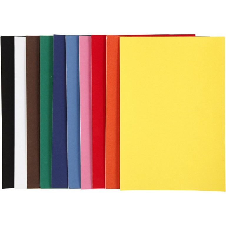 Colortime Velour Papier 140gr A4 10 vel