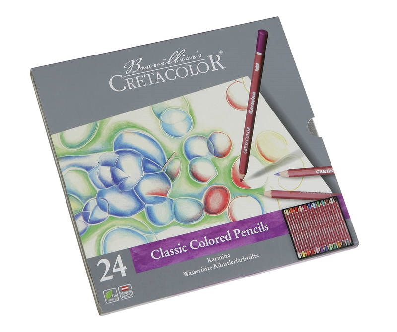 Cretacolor Karmina Kleurpotloden Set 24 kleuren