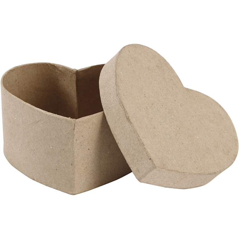 CC Hartvormige doos H: 6 cm, 11,5x11,5 cm