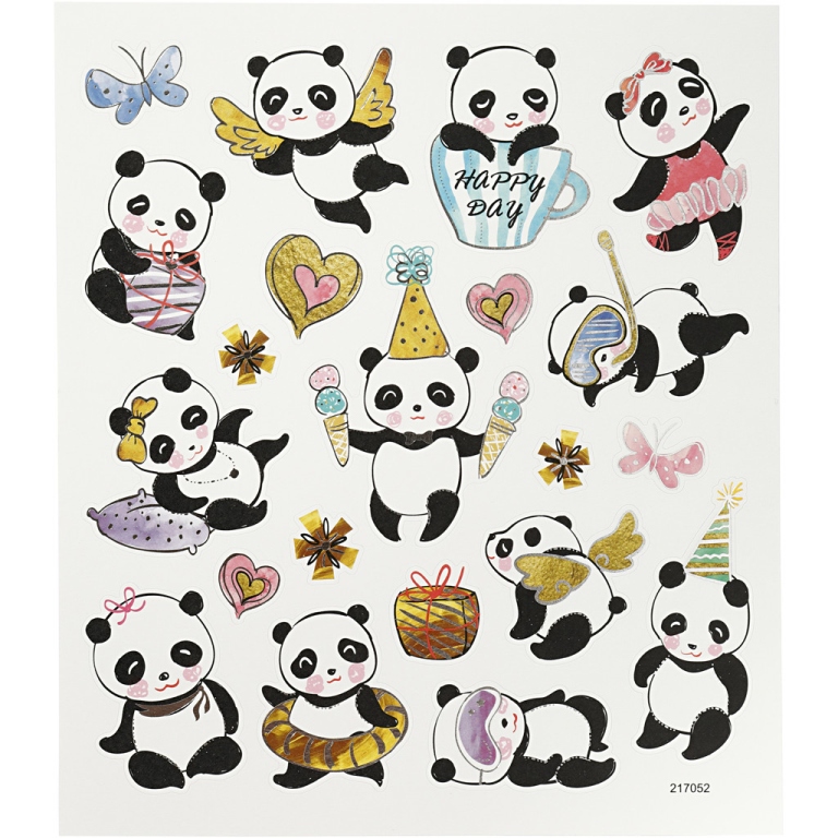 CC Stickers Pandas