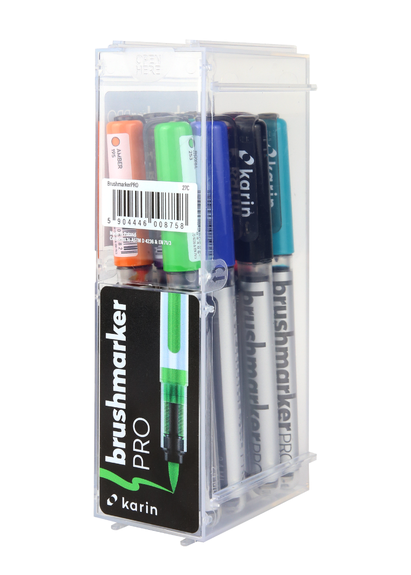 Karin Brushmarker Pro Set Basis 12 Stück