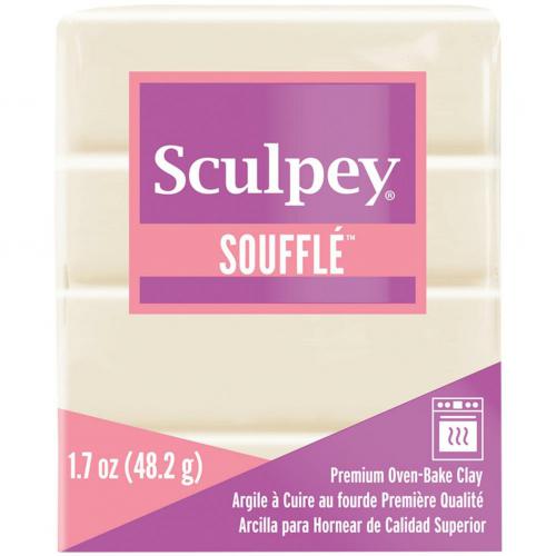 Sculpey Souffle Klei Ivory 48g - Flexibele Polymeerklei