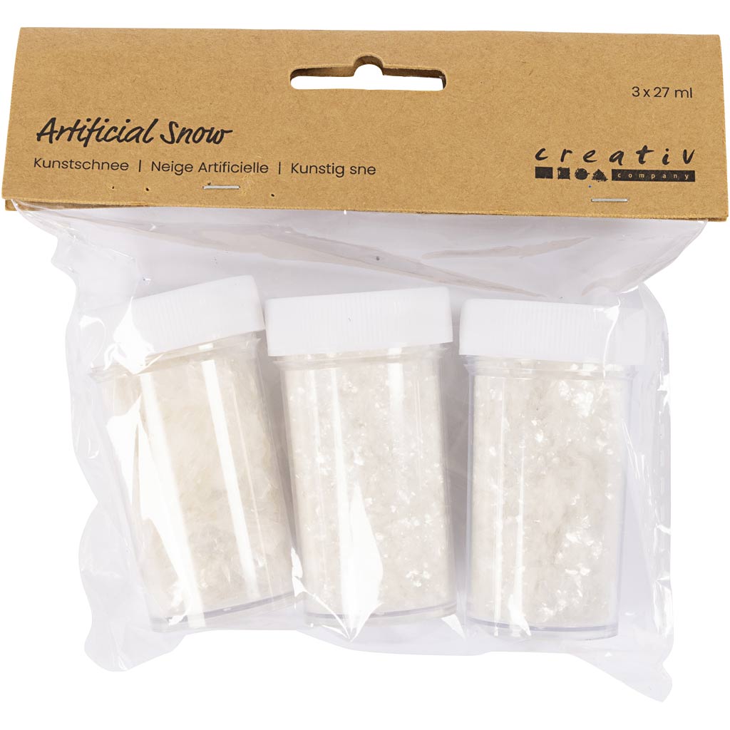CC Kunstsneeuw set 3x 27 ml Bioglitter Wit