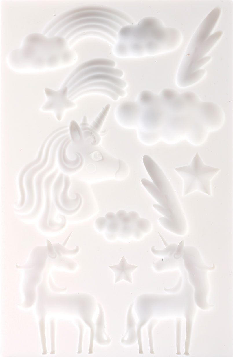 GC Silicone Mold 20x13 cm Unicorn
