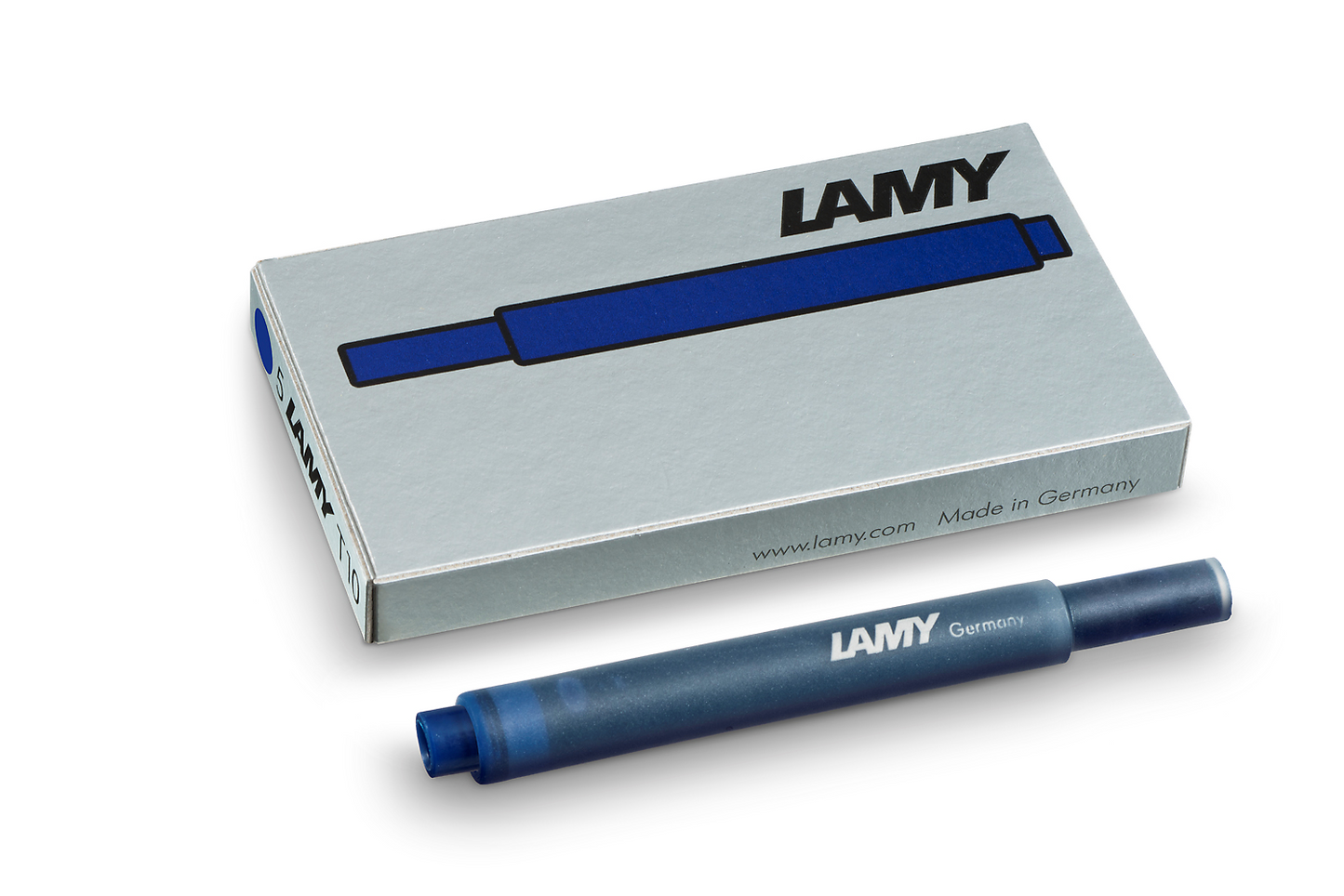 LAMY T10 Tintenpatrone für Füllfederhalter Blau-Schwarz 5 Stück