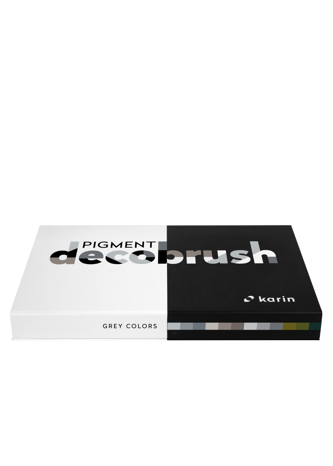 Karin Deco Brushmarker Pigment Collection 12 pieces Grey