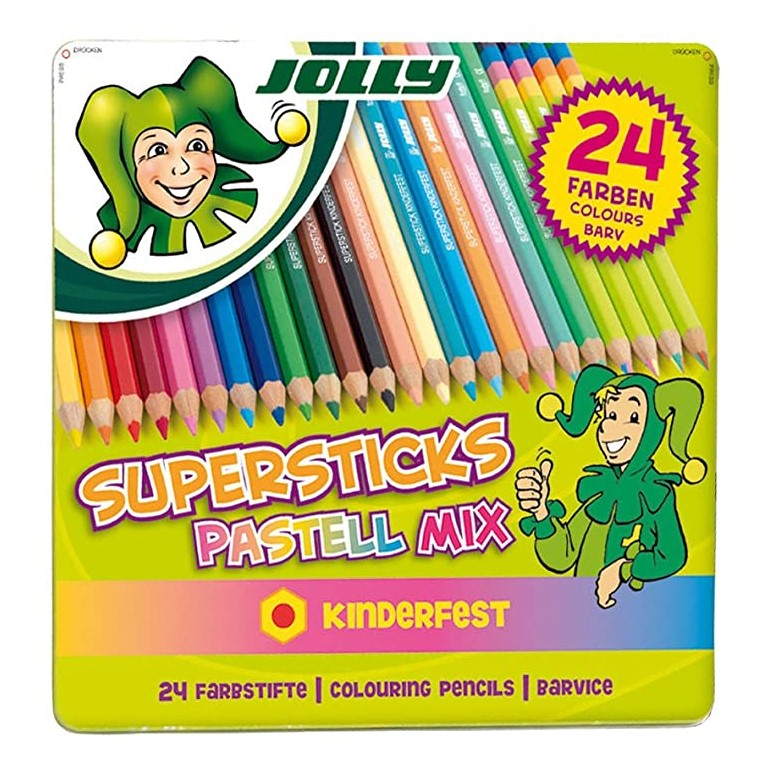Jolly Supersticks Pastel coloured pencils set of 24
