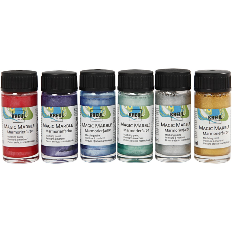 Kreul Magic Marble Set Metallic 6x20ml