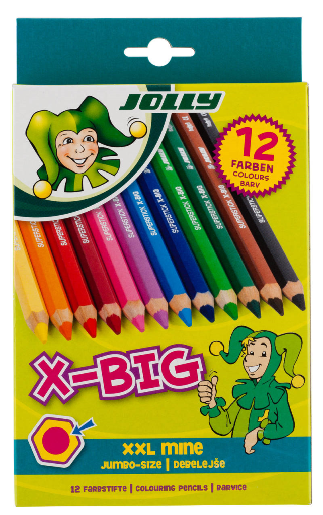 Jolly X-BIG Farbstifte 12 Stück