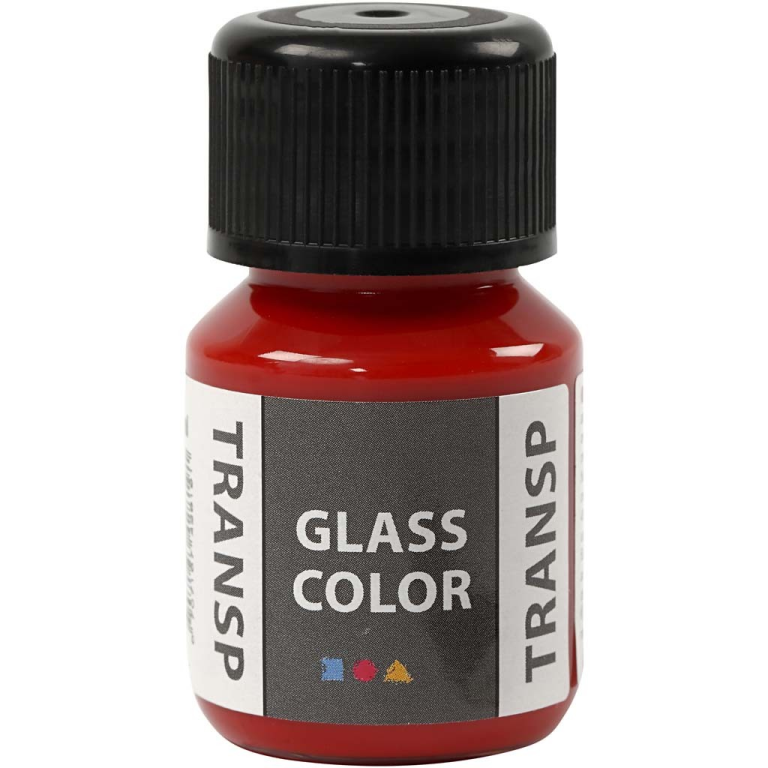 CC Glass Color Transparent Rood 30ml
