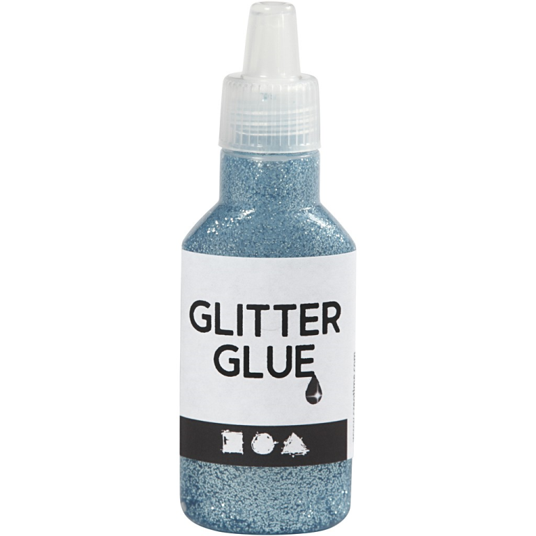 CC Glitterkleber 25 ml Hellblau