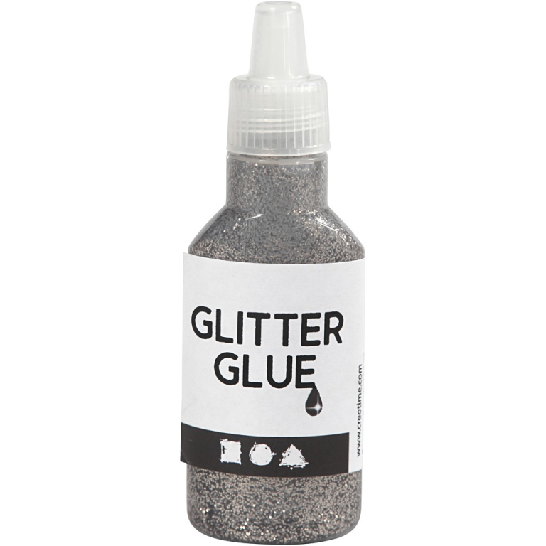 CC Glitterlijm Zilver 25 ml