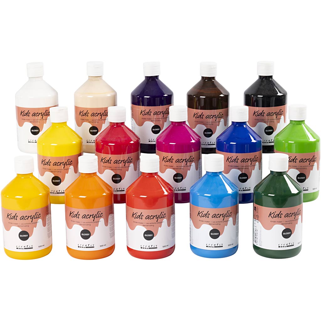 CC Glossy Acrylverf Set 15x500 ml