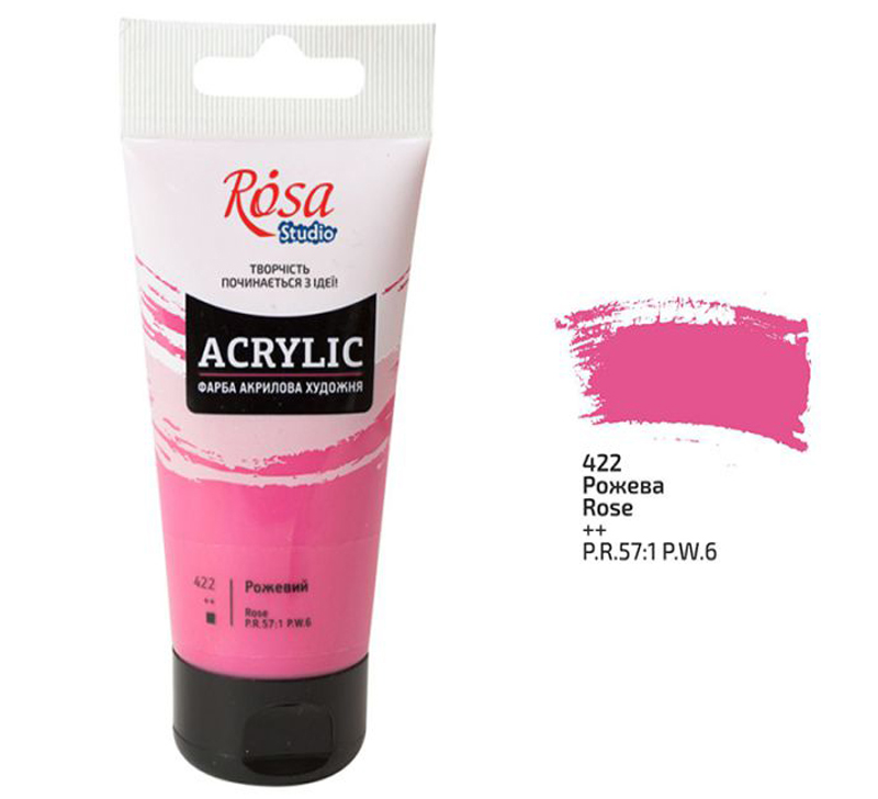 Rosa Studio Acrylverf 75 ml 422 Rose