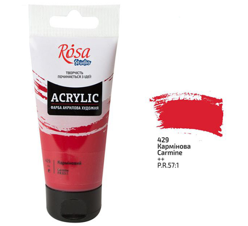 Rosa Studio Acrylfarbe 75 ml 429 Karmin