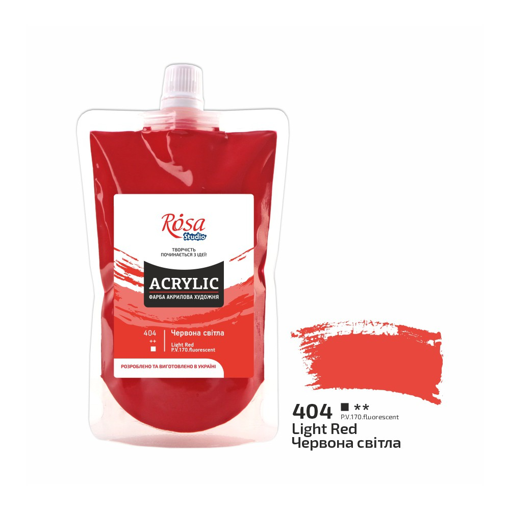 Rosa Studio Acrylfarbe Soft Pack 200 ml 404 Red Light