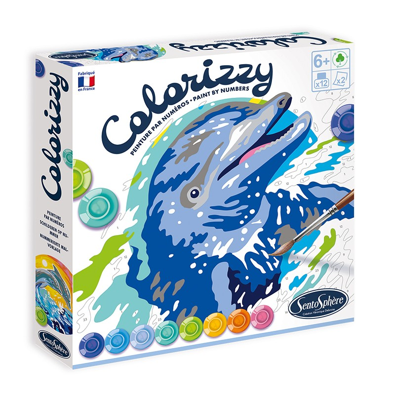 Colorizzy Malen nach Zahlen Delphin