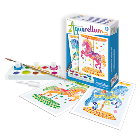 Aquarellum Mini Carrouselpaarden