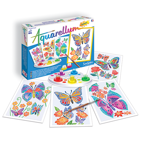Aquarellum Junior Butterflies and Flowers