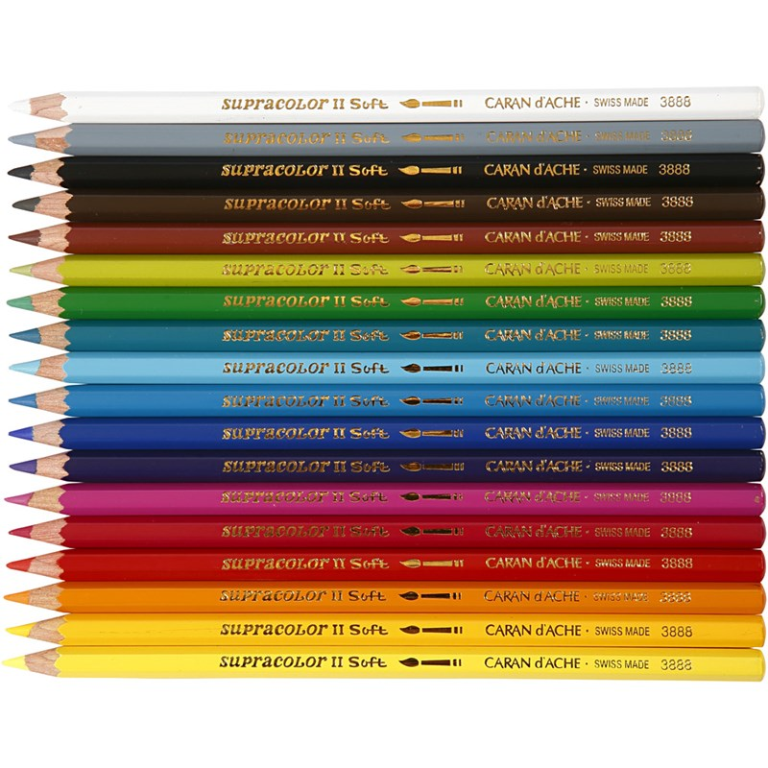 Caran d'Ache Supracolor II Aquarellstifte 18 Stück