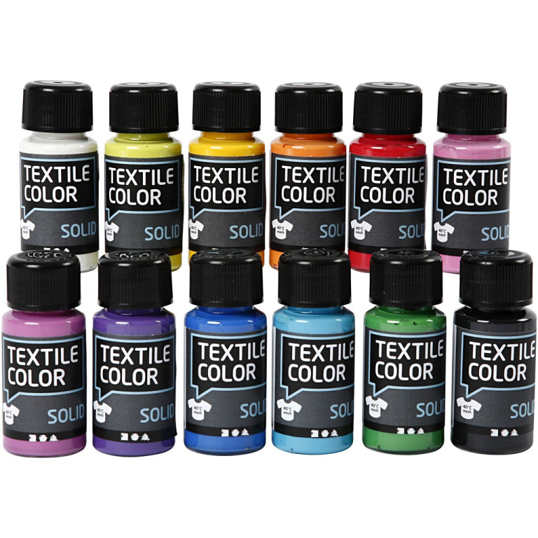 CC Textile Color Solid Set 12x50 ml 12 stuks