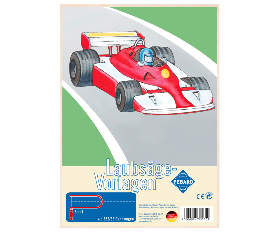 Pebaro Figuurzaagpatroon Raceauto