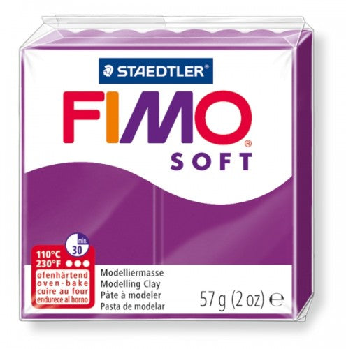 FIMO Soft Paars Nr. 61 56g - Polymeerklei / Boetseerklei