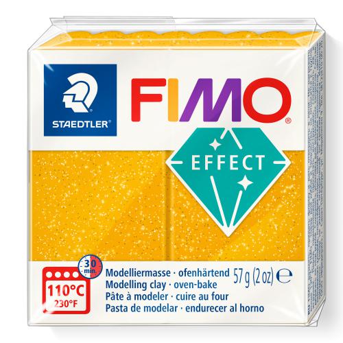 FIMO Soft Metallic Goud 57g - Polymeerklei / Boetseerklei