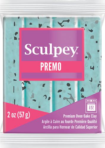 Sculpey Premo Turquoise Graniet 57g - Polymeerklei | Boetseerklei