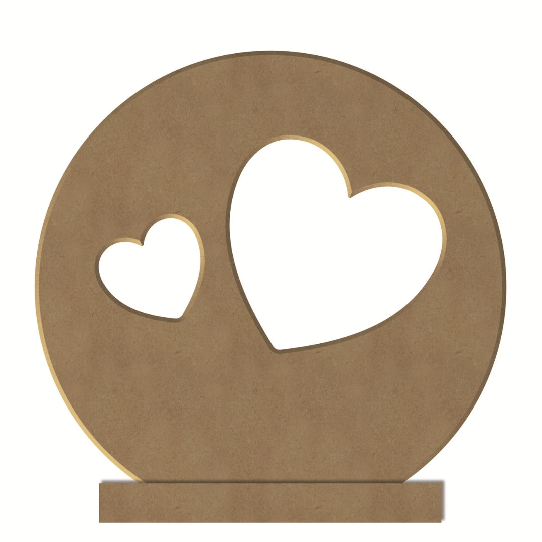 Gomille MDF Teelichthalter 12x12 cm Herzen