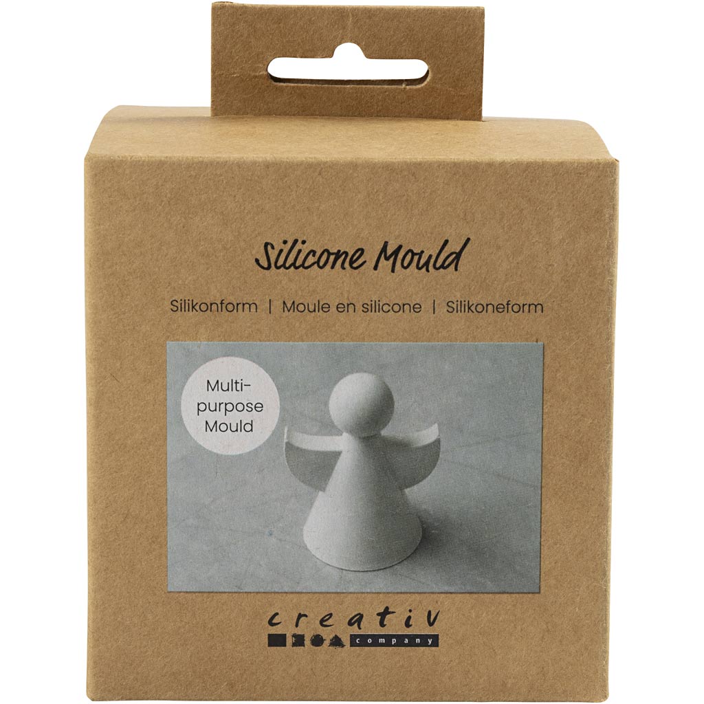 CC Silikonform Engel, H: 9,5 cm, B: 7 cm