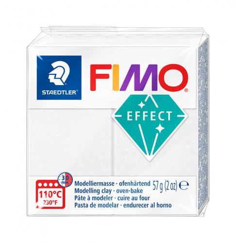 Fimo Klei Soft Effect Galaxy White 57g - Polymeerklei / Boetseerklei