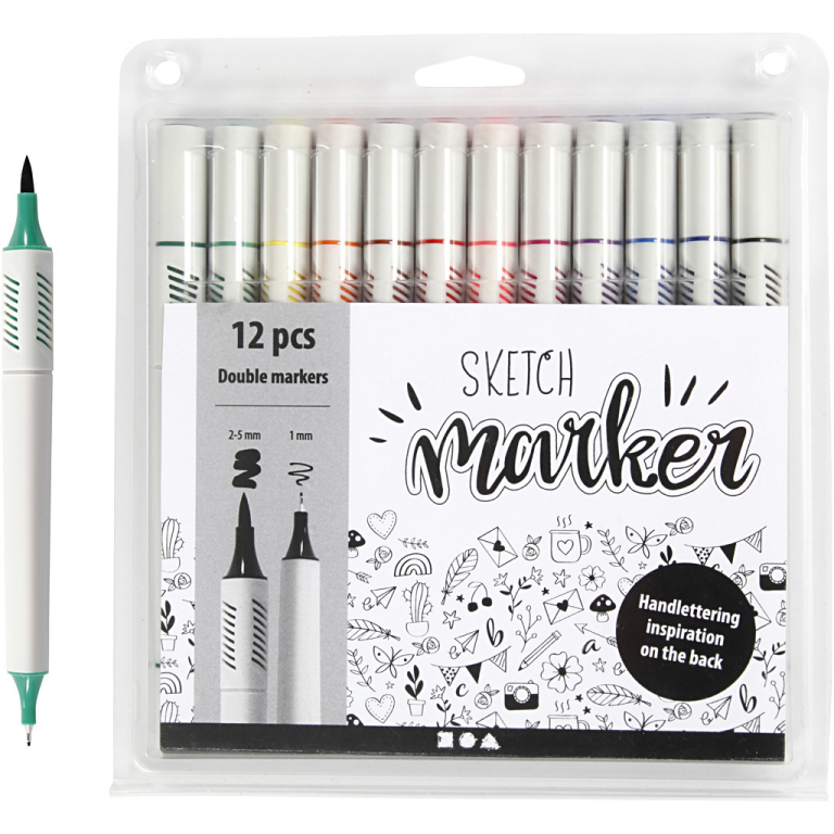 CC Sketch Markers Double Set Standard 12 pieces