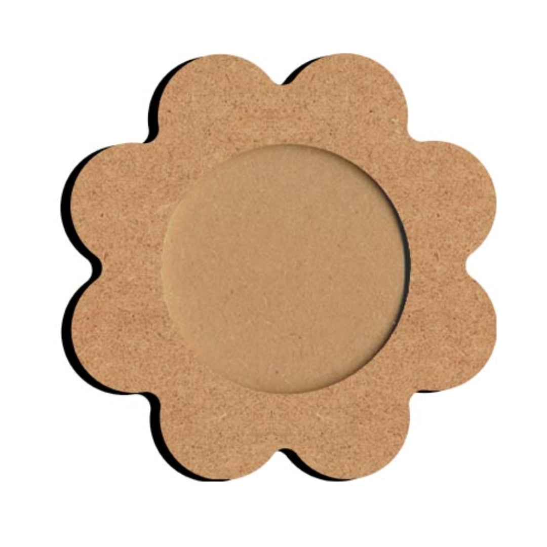 Gomille MDF-Fotorahmen Blume 16x13 cm