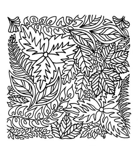Cernit TEXTURE MAT Leaves 9x9cm - Polymeerklei / Boetseerklei