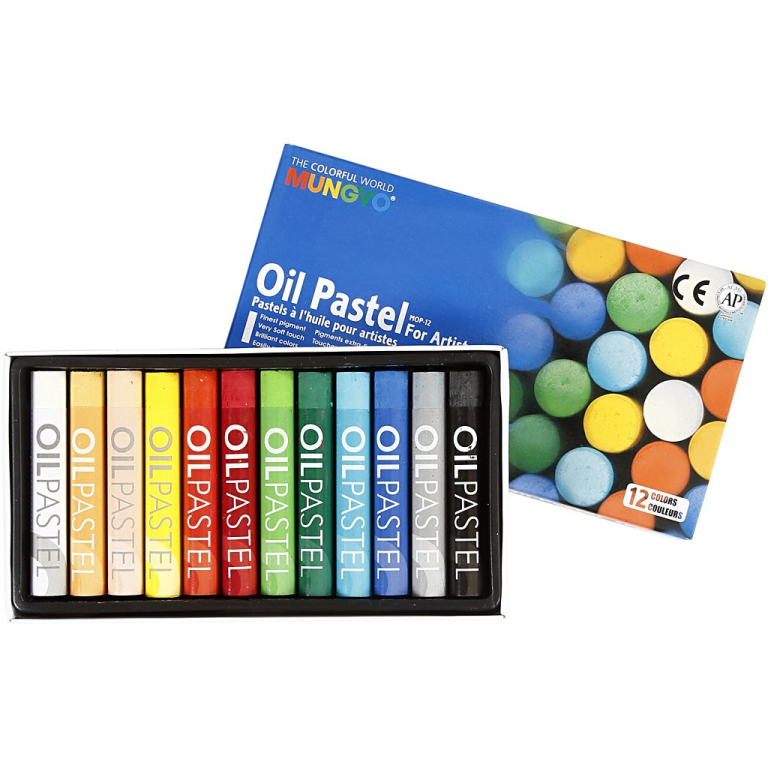 Mungyo Oliepastels Set 12 stuks