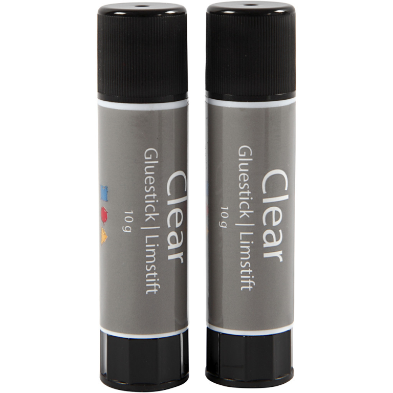 CC Transparenter Klebestift 10g 2 Stück