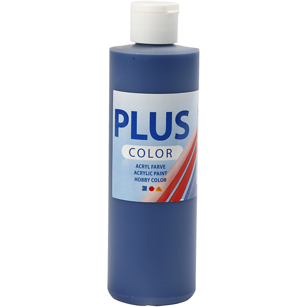 Plus Color Acrylfarbe Marineblau 250 ml