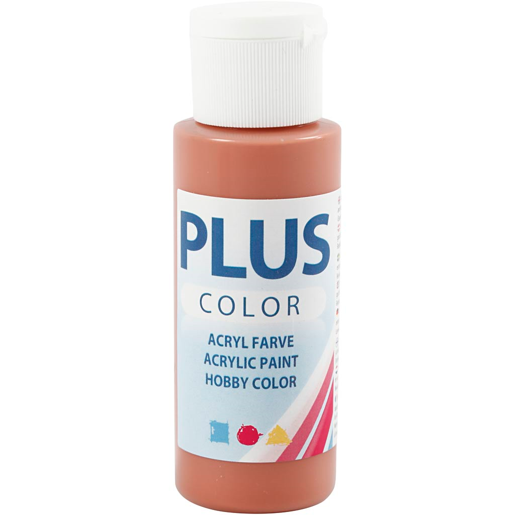 Plus Color Acrylic Paint Terracotta 60 ml