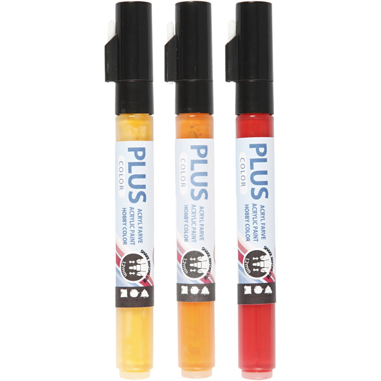 Plus Color Marker Set Warm 3 Stück