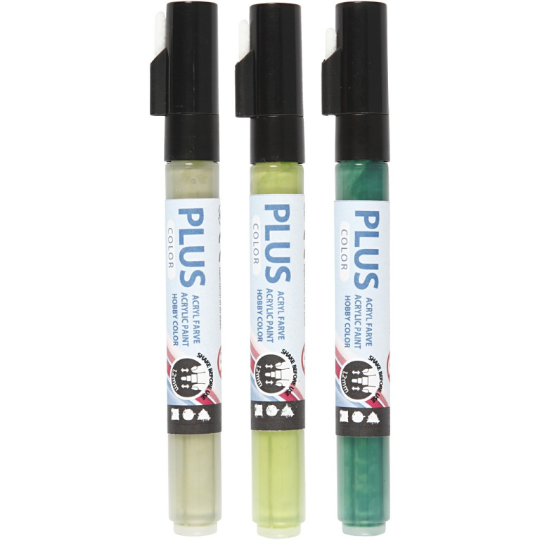 Plus Color Marker Set Nature 3 pieces