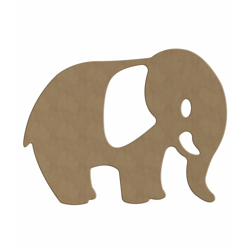 Gomille MDF Elephant Figure 25 cm