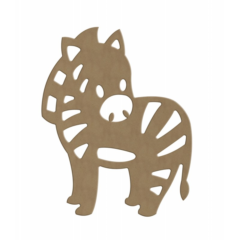 Gomille MDF Figuur Zebra 25 cm