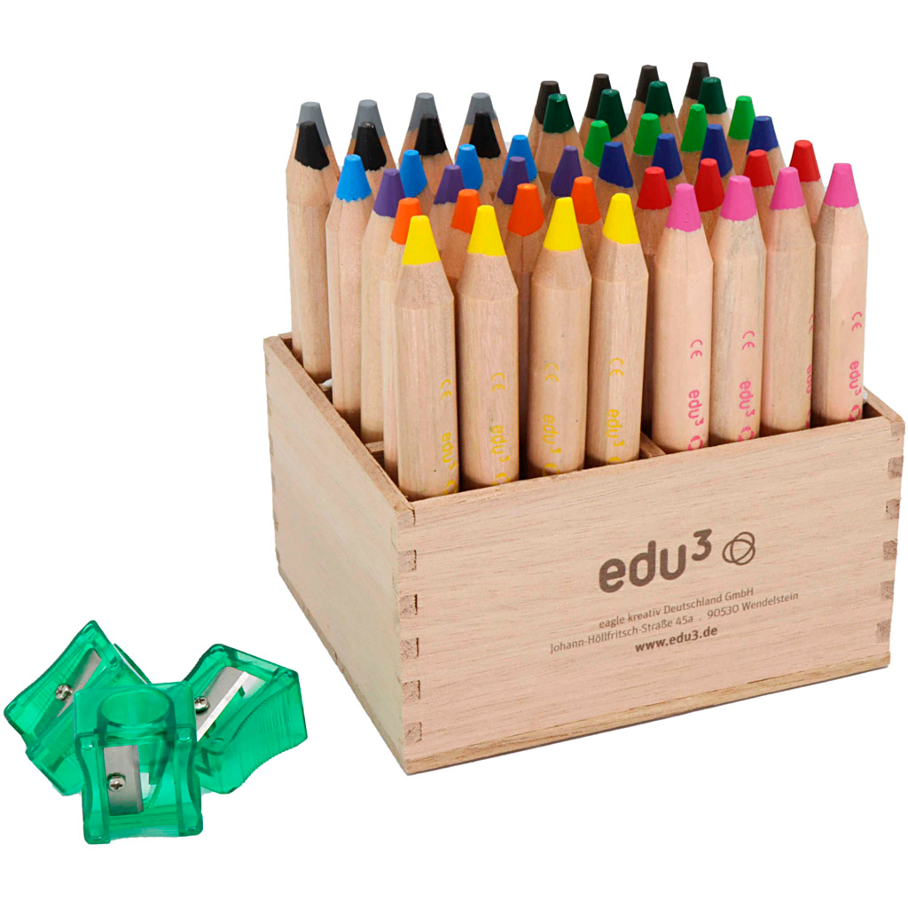 Edu First Kleurpotloden Jumbo 48 stuks
