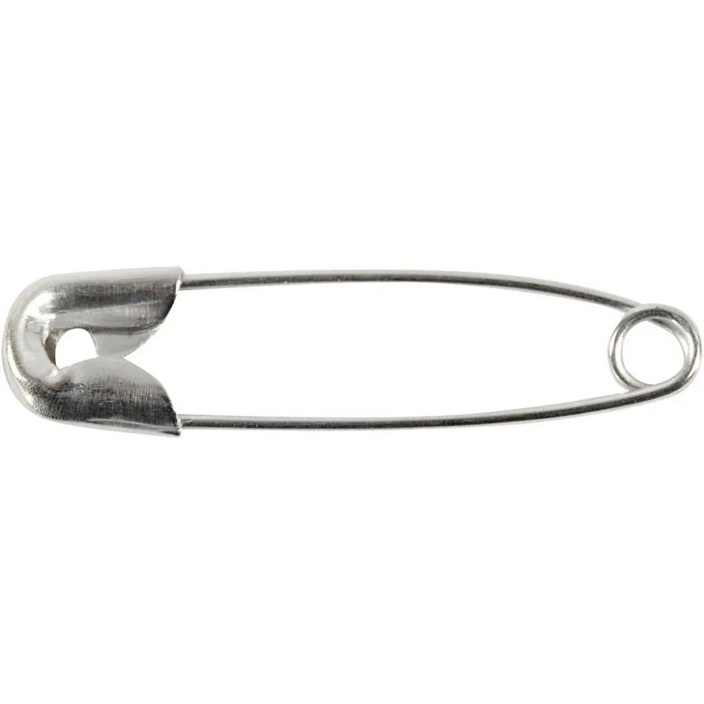 CC Sicherheitsnadeln 22 mm Silber 100 Stück