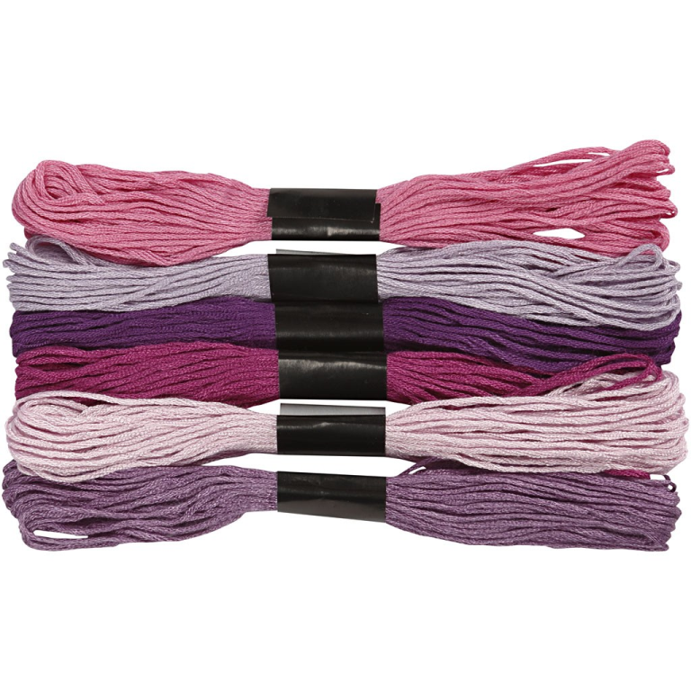 CC Borduurgaren 1 mm Paars 6 kleuren