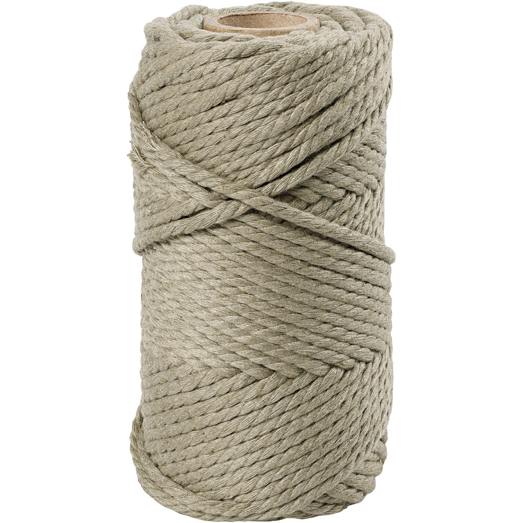 CC Makramee-Kordel 4 mm 55 m Moosgrün
