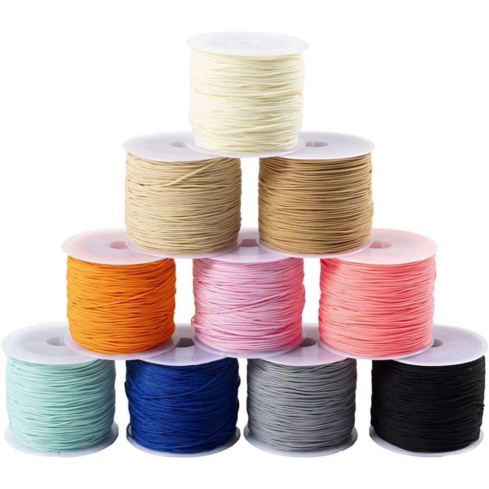CC Polyester Koord Kleurrijk 10 kleuren à 50m